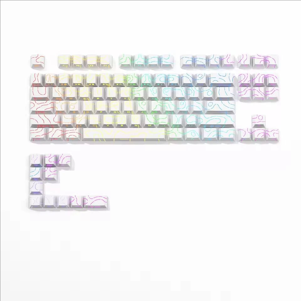 Topographic Keycaps 4.0 Version