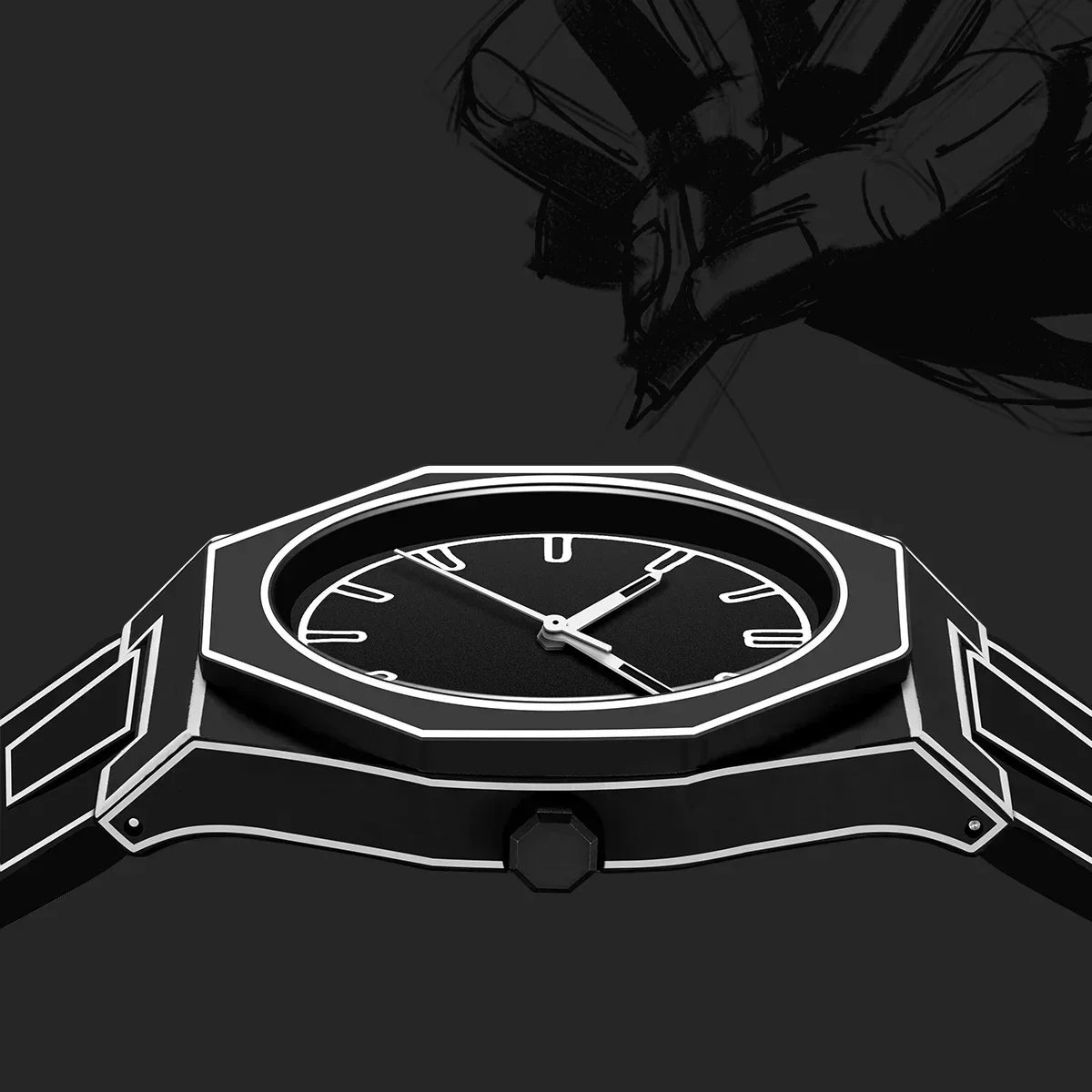 Modern Minimalist Sketching