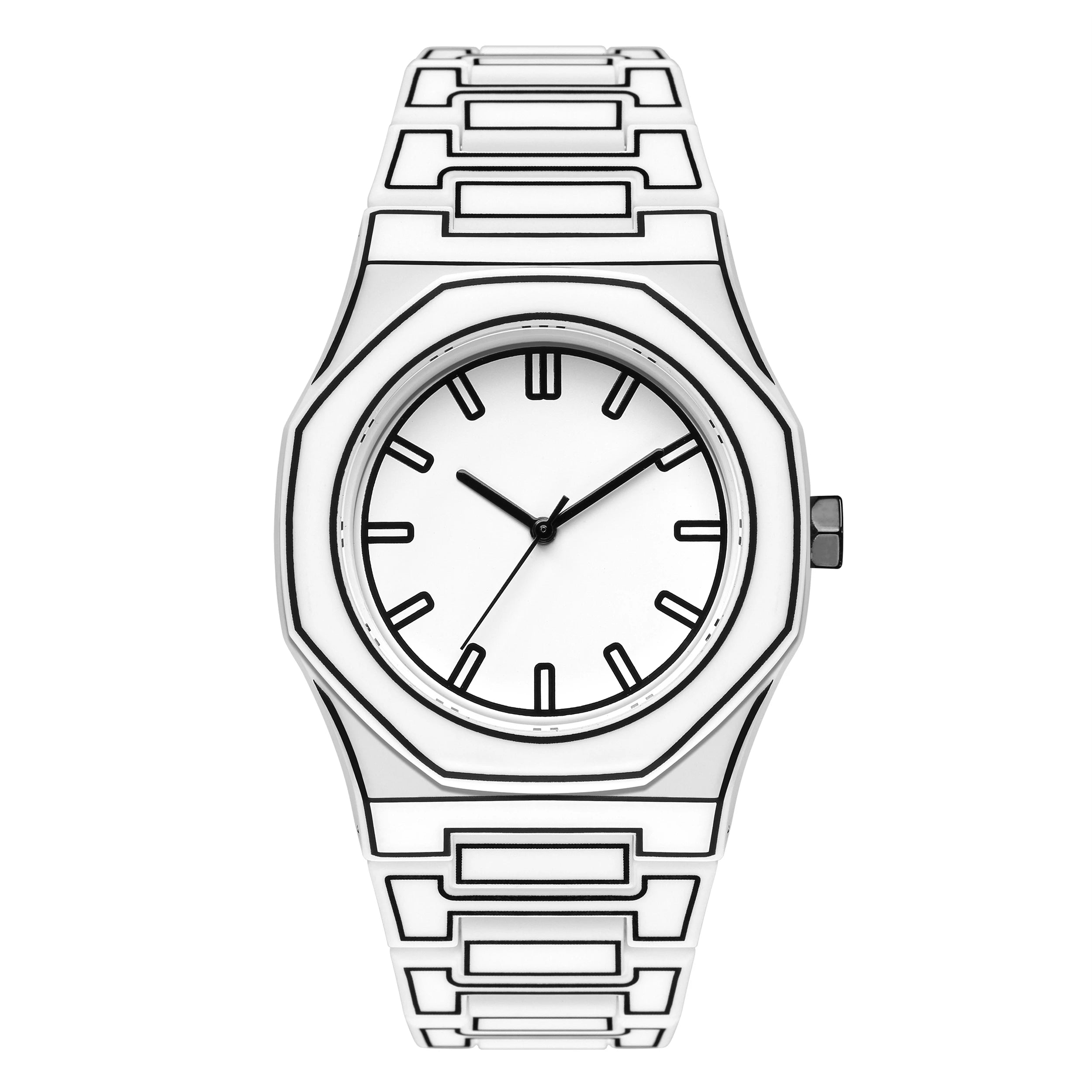 Simple casual men's women's watches