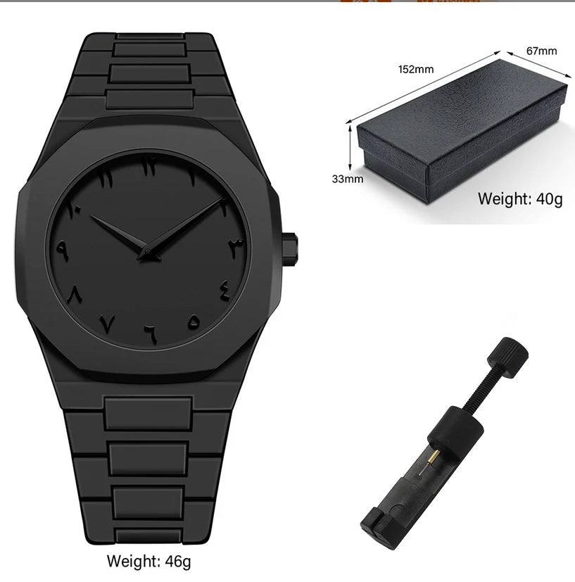 Simple casual men's women's watches